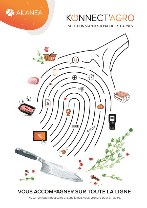 Plaquette Konnect'Agro solution Viandes et produits carnés