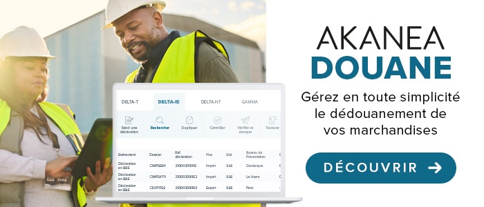 logiciel de dédouanement Akanea Douane