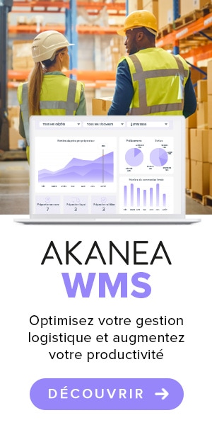 Logiciel Akanea WMS Xtent - pour la gestion des flux logistiques