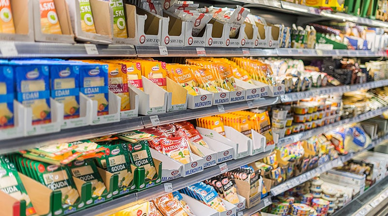 Produits alimentaires référencé en GMS
