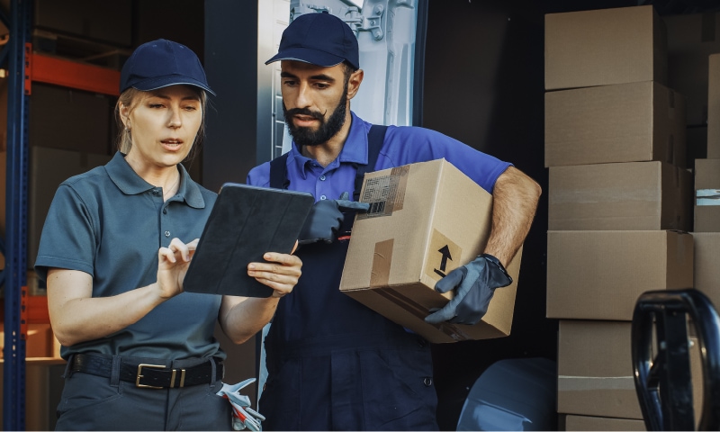 Suivi de l’expédition des marchandises via le logiciel de gestion logistique Expédition des commandes grâce au logiciel WMS AKANEA - Satisfaction client garantit