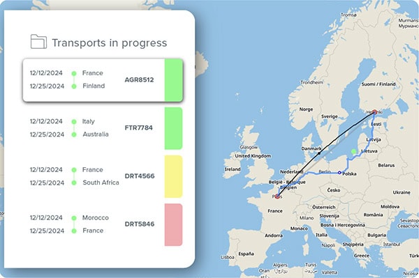 tmsff-english-map Facilitate exchanges with your customers with our IT-Freight service portal.